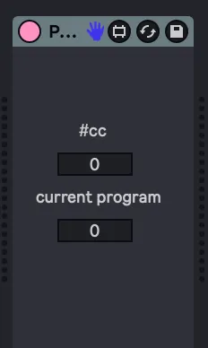PGM to MIDI cc screenshot