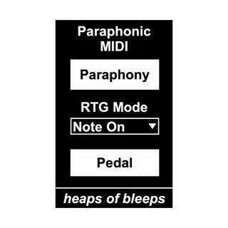 Paraphonic MIDI screenshot