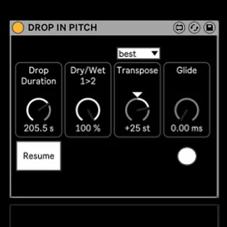 Drop in Pitch screenshot