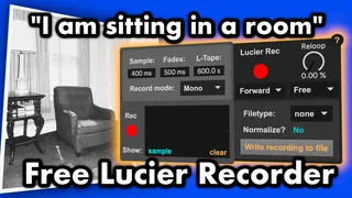 Lucier Recorder - I am sitting in a Room screenshot
