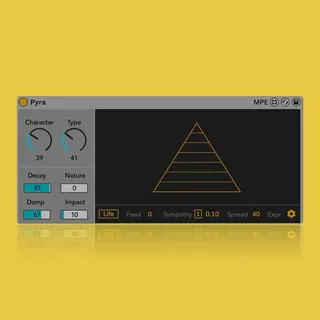 Pyra - A String Model Instrument screenshot