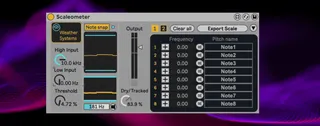 Scaleometer.amxd screenshot