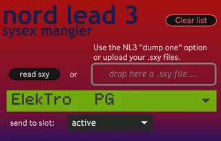 Nord Lead 3 Sysex Mangler screenshot