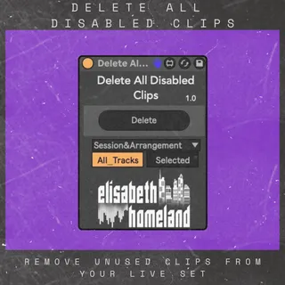 Delete Disabled Clips screenshot
