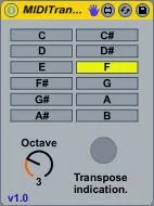 MIDITransposer screenshot