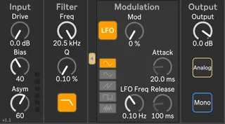 MS-20 Filter screenshot