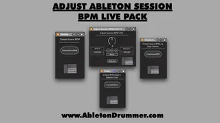 Adjust Ableton Session BPM Live - Pack screenshot