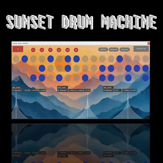 Sunset Drum Machine screenshot