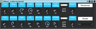 Jomox MBase screenshot