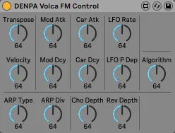Volca FM Control screenshot