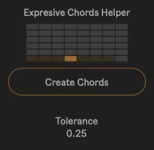 ExpressiveChordsHelper screenshot