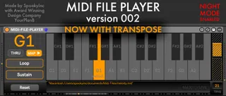 MIDI FILE PLAYER2 screenshot