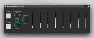 Additive Synth Device screenshot