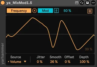 yaMixMod - track UI to modulate anything screenshot