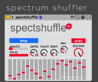 spectshuffle - spectrum shuffler screenshot