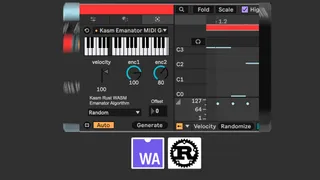 Kasm Rust Emanator Ableton MIDI Generative Tool screenshot