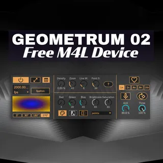 Geometrum 02. Free Max for Live Visuals Device screenshot