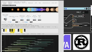 Kasm WebMIDI bridge screenshot