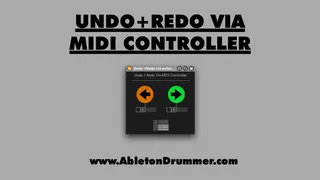 Trigger UNDO via MIDI Controller screenshot