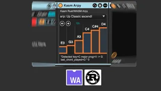 Kasm Arpeggiator screenshot