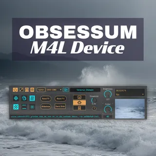 Obsessum. Max for Live Visuals Device screenshot