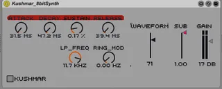 Kushmar - 8bit Synth screenshot