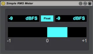 Simple RMS Meter screenshot
