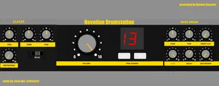 Novation Drumstation GUI MIDI-Controller screenshot