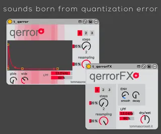qerror quantization error synth and FX screenshot