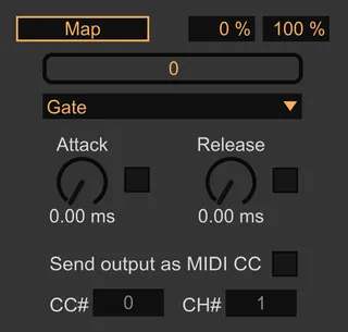 MIDI Note Gate Mapper screenshot