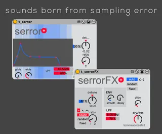sampling error synth and FX screenshot
