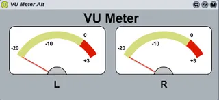 VU Meter Alternative Skin screenshot