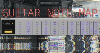 Guitar Note Map screenshot