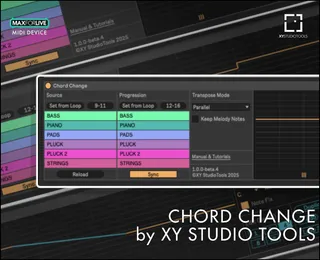 CHORD CHANGE BY XY STUDIO TOOLS screenshot