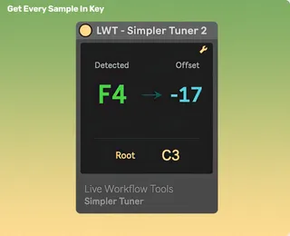 Simpler Tuner screenshot
