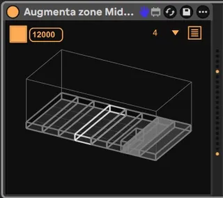 Augmenta zone Midi trigger screenshot