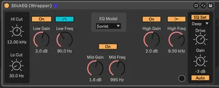 SlickEQ - Max for Live Wrapper screenshot