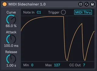 Midi Siderchainer screenshot