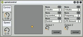 spiral control screenshot