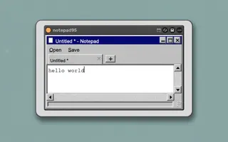 notepad screenshot