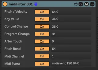 Midi Filter001 screenshot
