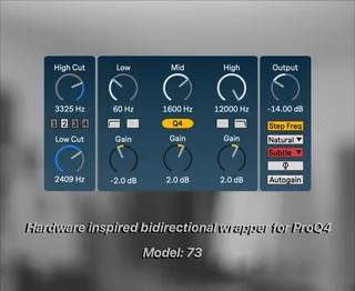 Fabfilter ProQ4 Wrapper Style screenshot