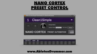 Nano Cortex Preset Control screenshot