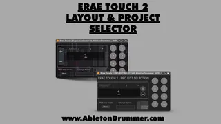 Erae Touch 2 Layout - Project Selector screenshot