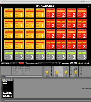 APC40 MATRIX MODES screenshot