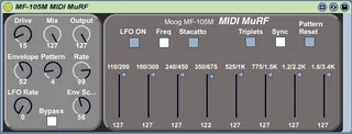 Moog MF105M Control screenshot