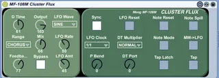 Moog MF-108M Cluster Flux screenshot
