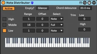 Note Distributor screenshot