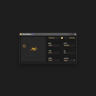 Blue Memo - Pitch Shifting Delay screenshot