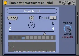 Simple Vst Morpher Mk2 - Inst screenshot